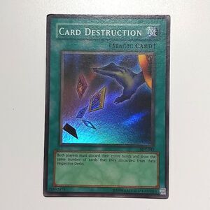 Yugioh! Rare holo card destruction card